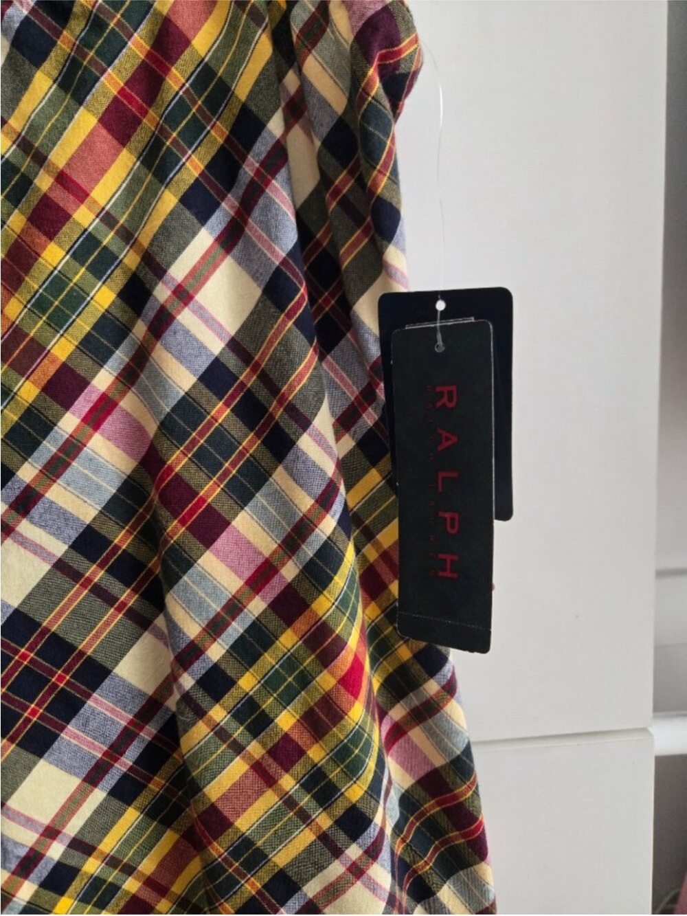 NWT Ralph Lauren Madras Shift Dress - Picture 7 of 8